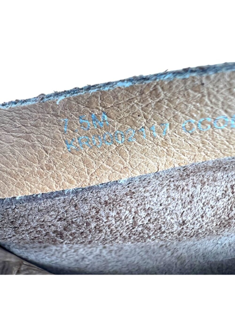 Korks Padilla Leather Comfort Flats Square Toe Slip On Tan Brown Boho Size 7.5 - Picture 10 of 12